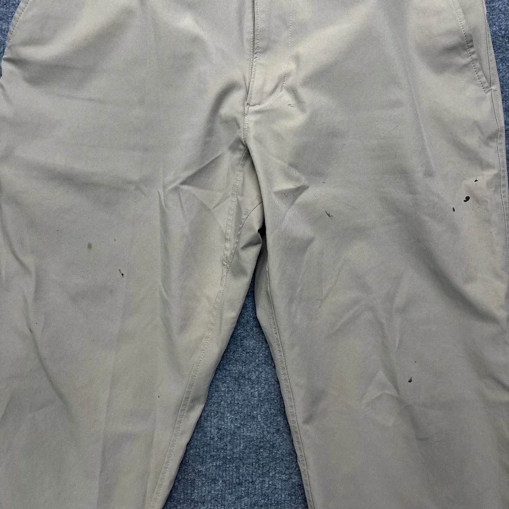 The North Face Chino Pants Mens Beige Flat Front Pockets Classic Outdoor - 36X30